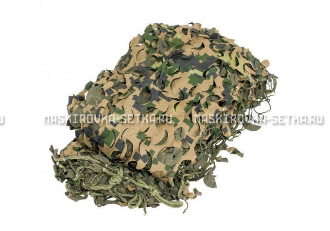 Массеть Camosystems Пейзаж-Профи Лес 3D 1,8х6 м  – купить по цене 7700 руб. в интернет-магазине в городе Магнитогорск картинка 1