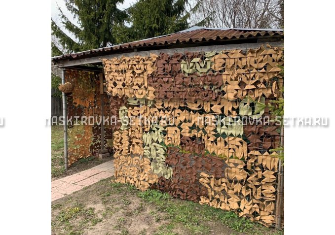 Маскировочная сеть МКТ-2П Поле 3х6 м – купить по цене 4500 руб. в интернет-магазине в городе Магнитогорск картинка 2