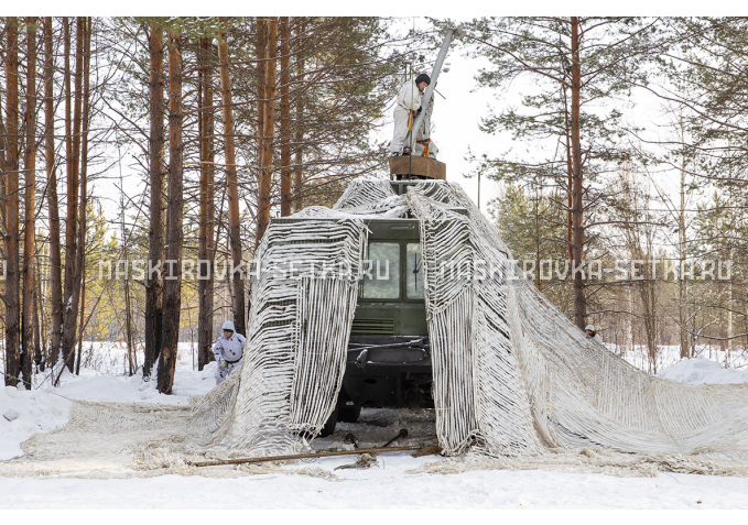 Маскировочный комплект МКТ-2С Снег 9х12 м – купить по цене 33200 руб. в интернет-магазине в городе Магнитогорск картинка 2