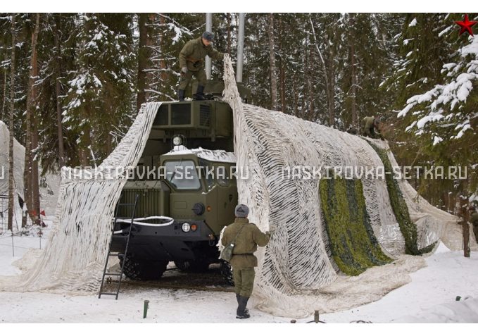 Маскировочный комплект МКТ-2С Снег 9х12 м – купить по цене 33200 руб. в интернет-магазине в городе Магнитогорск картинка 8