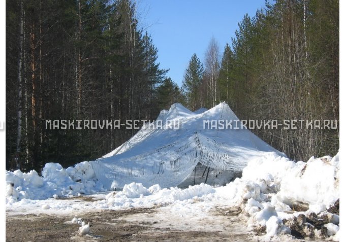 Маскировочная сеть МКТ-2С Снег 3х6 м – купить по цене 4500 руб. в интернет-магазине в городе Магнитогорск картинка 3