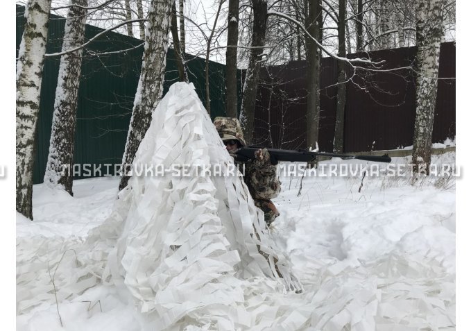 Маскировочная сеть МКТ-2С Снег 3х6 м – купить по цене 4500 руб. в интернет-магазине в городе Магнитогорск картинка 2